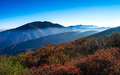 지리산의 만추