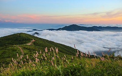 노고단 여명