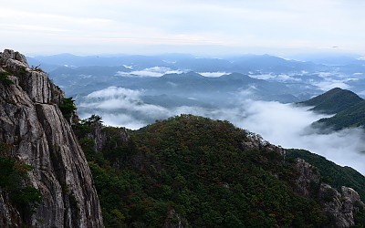 대둔산에서