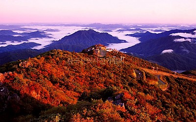덕유산 설천봉의 만추