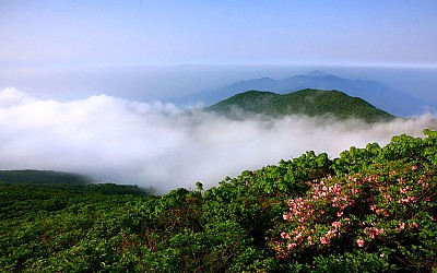 어제(6일)아침 덕유산 중봉