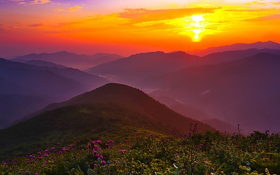 만복대일출