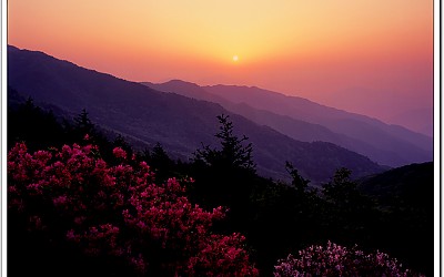 바래봉의 일출