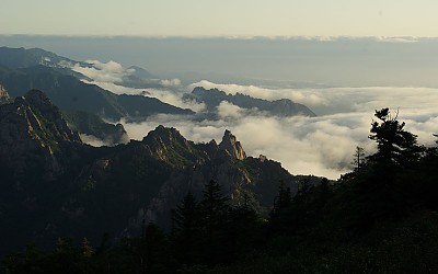 소청봉   에서 본 운해