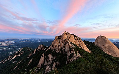 북한산.