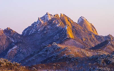 삼각산의 겨울