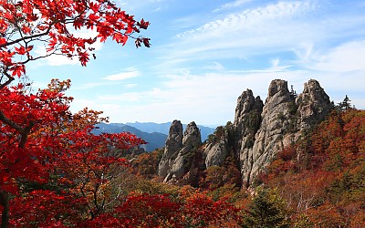 설악의 가을 빛
