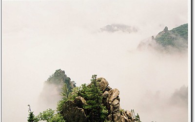설악산 등선대에서