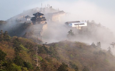설천봉 운무