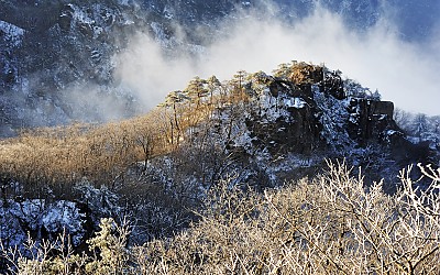 속리산의 춘설