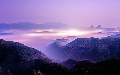 가을 보름달 아래