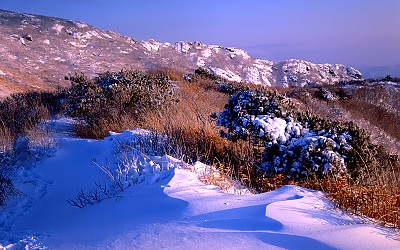 신불산의 겨울