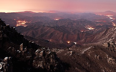 대둔에 겨울밤
