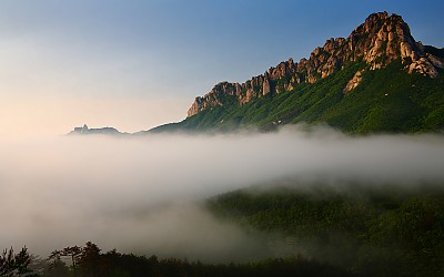 울산바위 운해