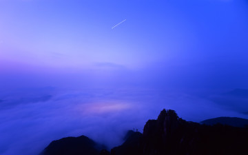 장군봉과 별과 운해