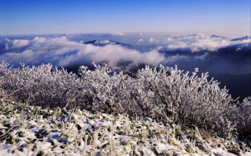 덕유산 첫눈을 기다리며
