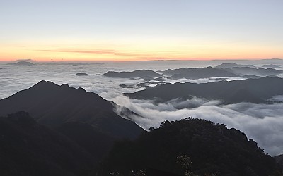 대둔산의 새벽