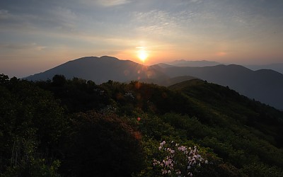 노고단 아침