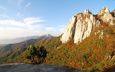 도봉산의 아침