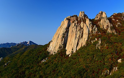 도봉산의 아침