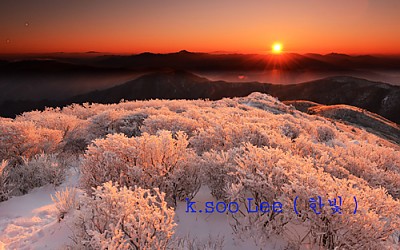 덕유산 설경
