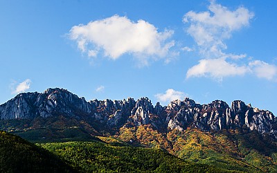 울산바위의 가을 !