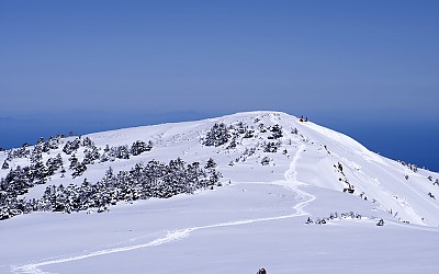한라산 설경