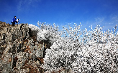 가지산 초설