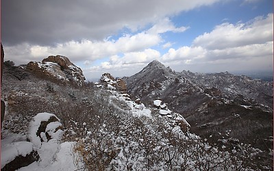 겨울 월출산