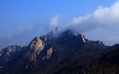 북한산의 봄