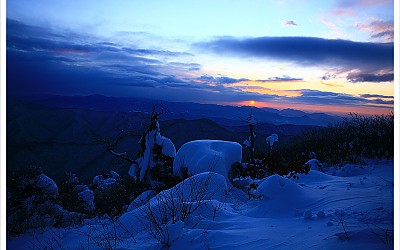 새해첫날덕유산,