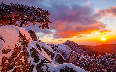겨울산