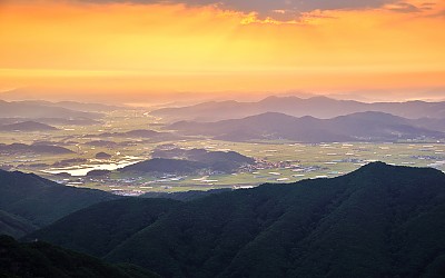 철원평야.
