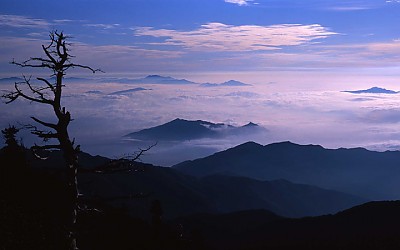 지리산의 아침
