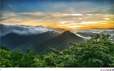 부귀산의아침