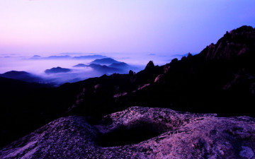 월출산 구정봉의 아침