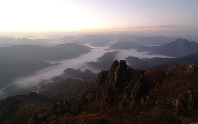 대둔산운해