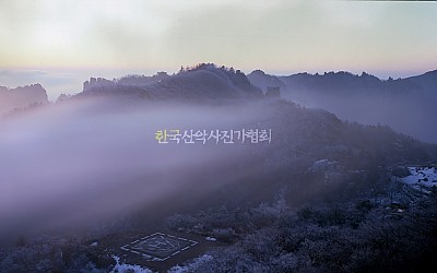 속리산의 겨울