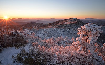 덕유산에서