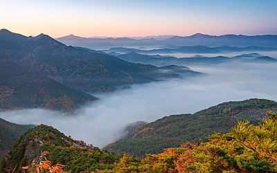 가을 주왕산