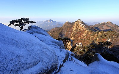 도봉산의아침