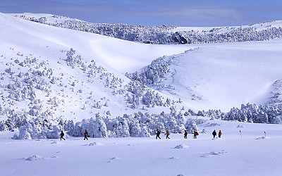 한라산설경