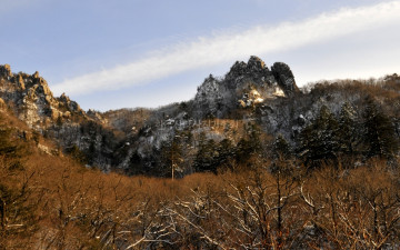 설악 한계령 춘설