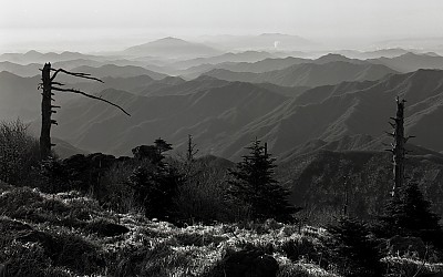 제석봉에서.