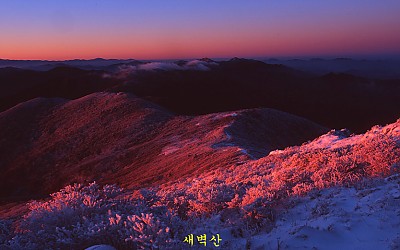 덕유산의 초겨울