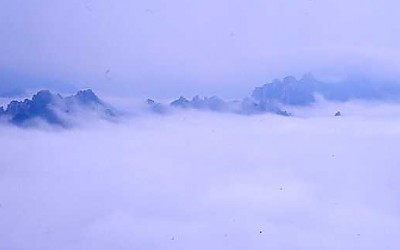 설악산 화채봉에서
