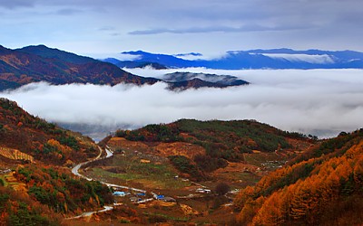 소백산 능선