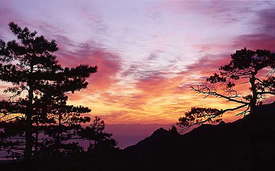 설악의 여명과 일출