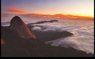 삼각산의 아침!
