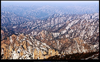 겨울 설악.